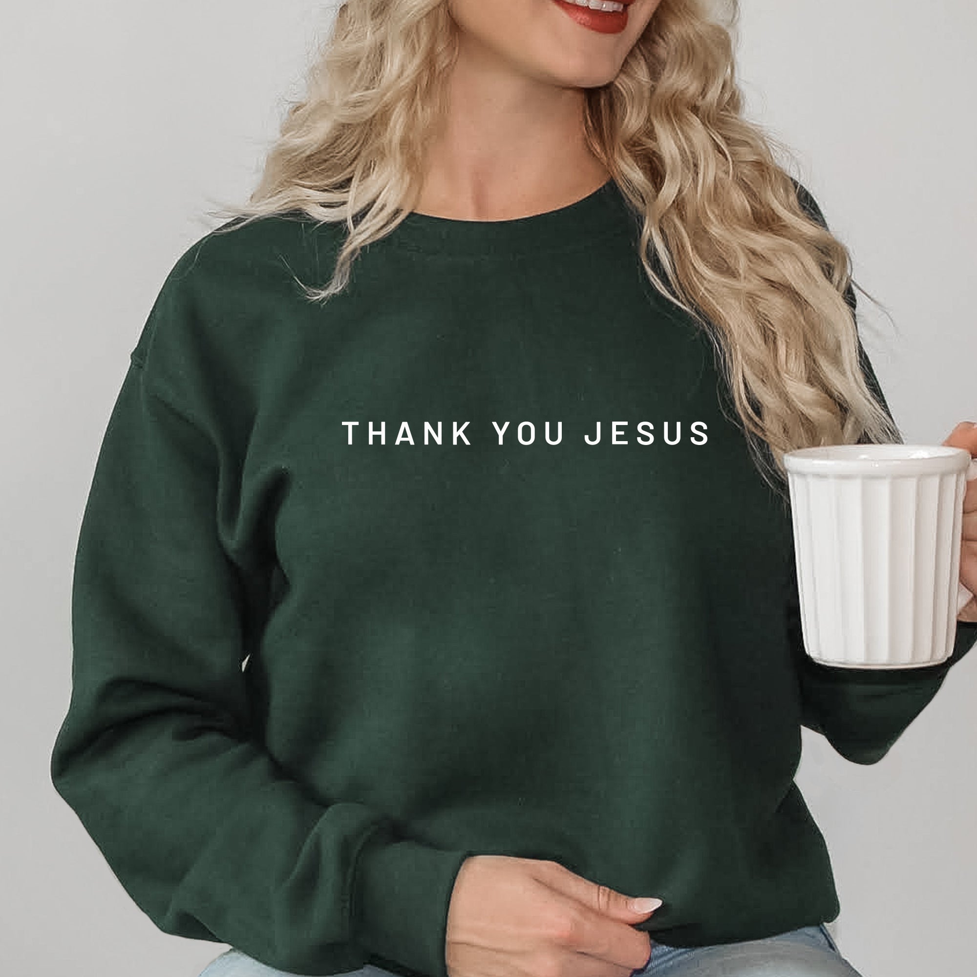 Thank You Jesus Crewneck