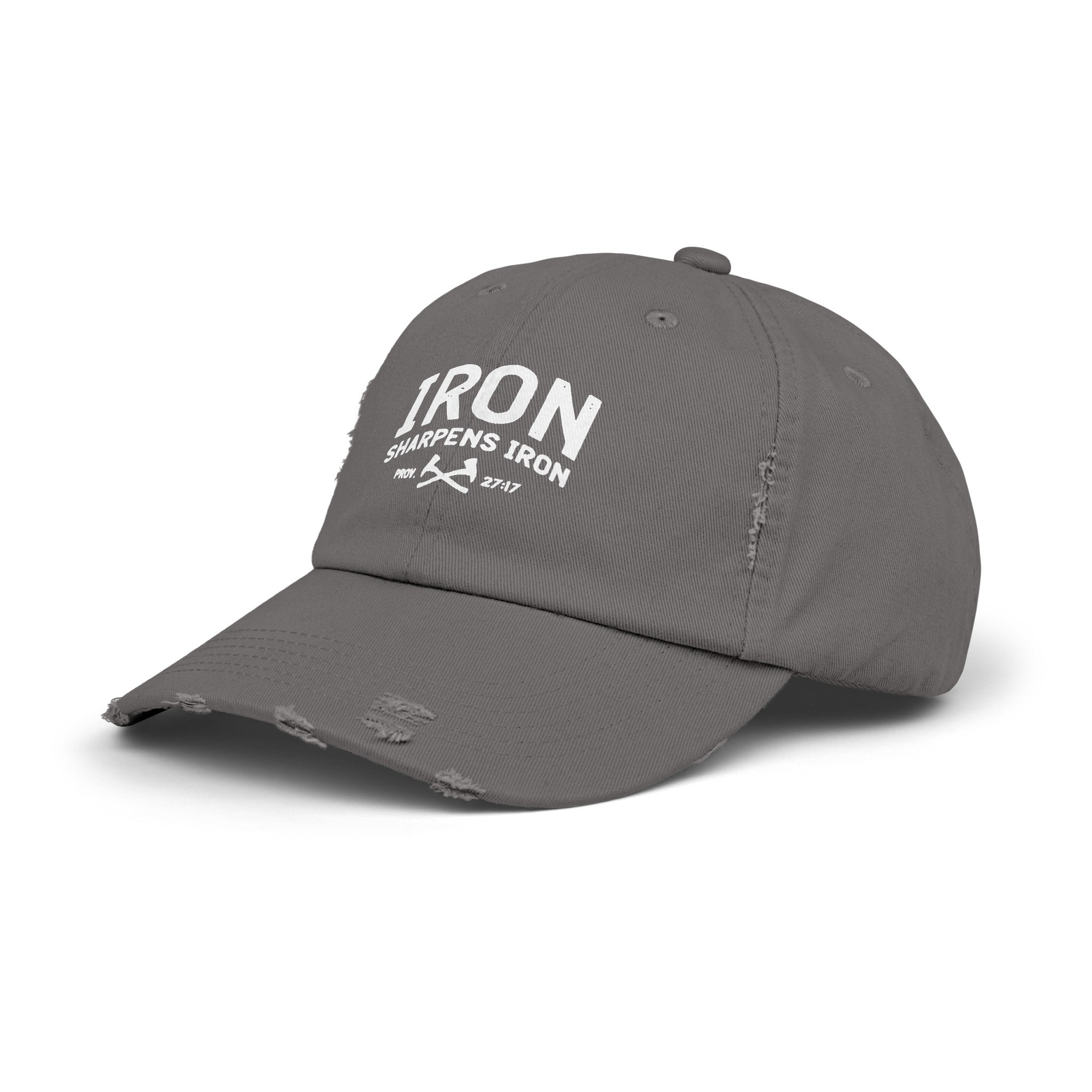 Iron Sharpens Iron Distressed Cap