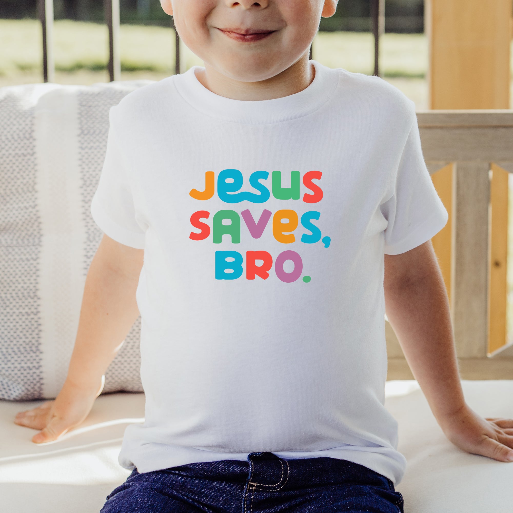 Jesus Saves, Bro Toddler Tee