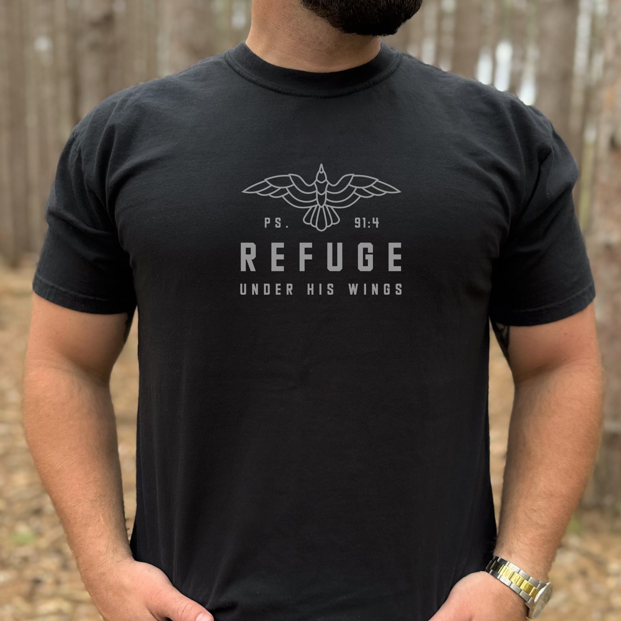 Refuge Under His Wings Comfort Colors® Tee