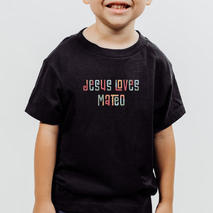 Jesus Loves Toddler Tee (Custom)