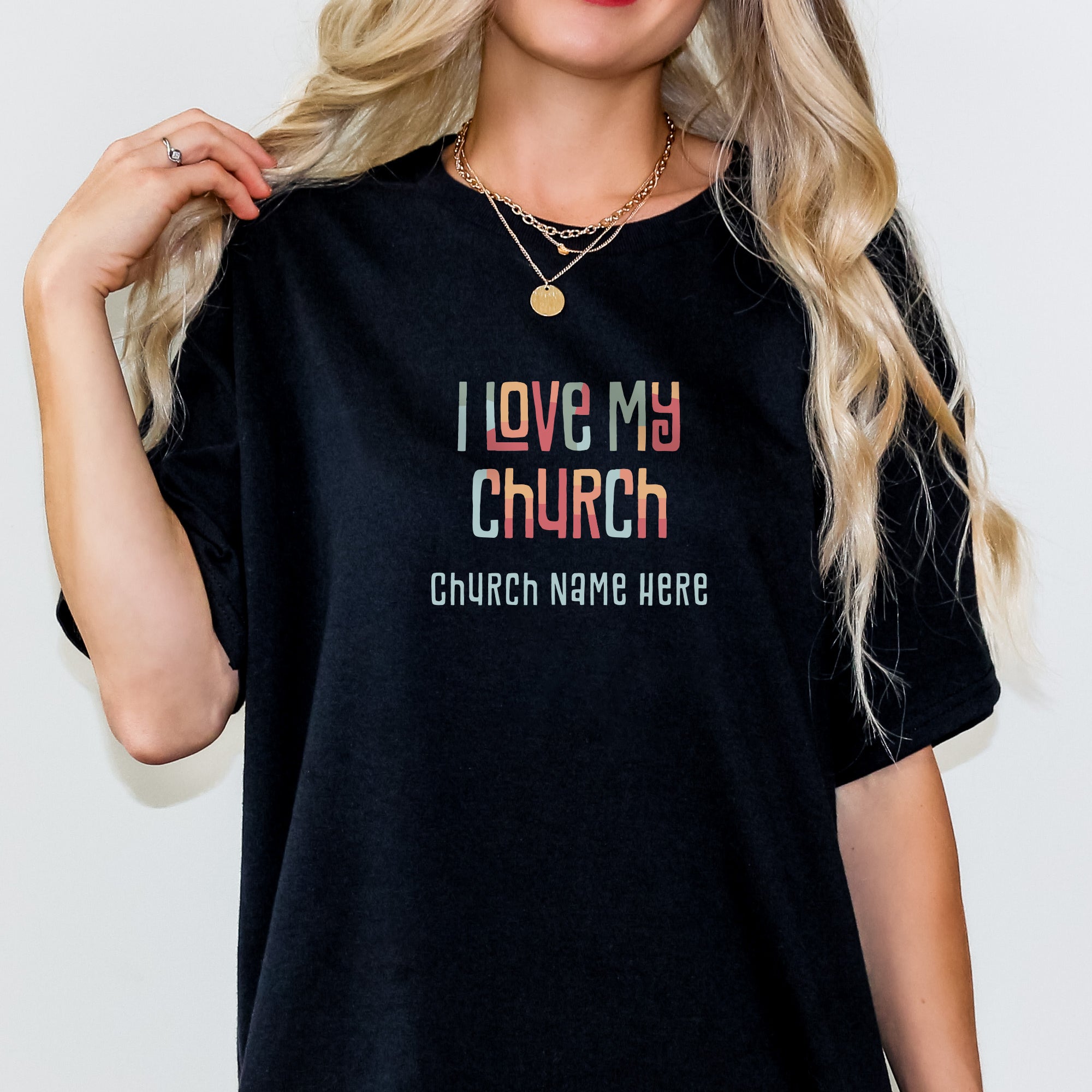 I Love My Church Tee (Customized)