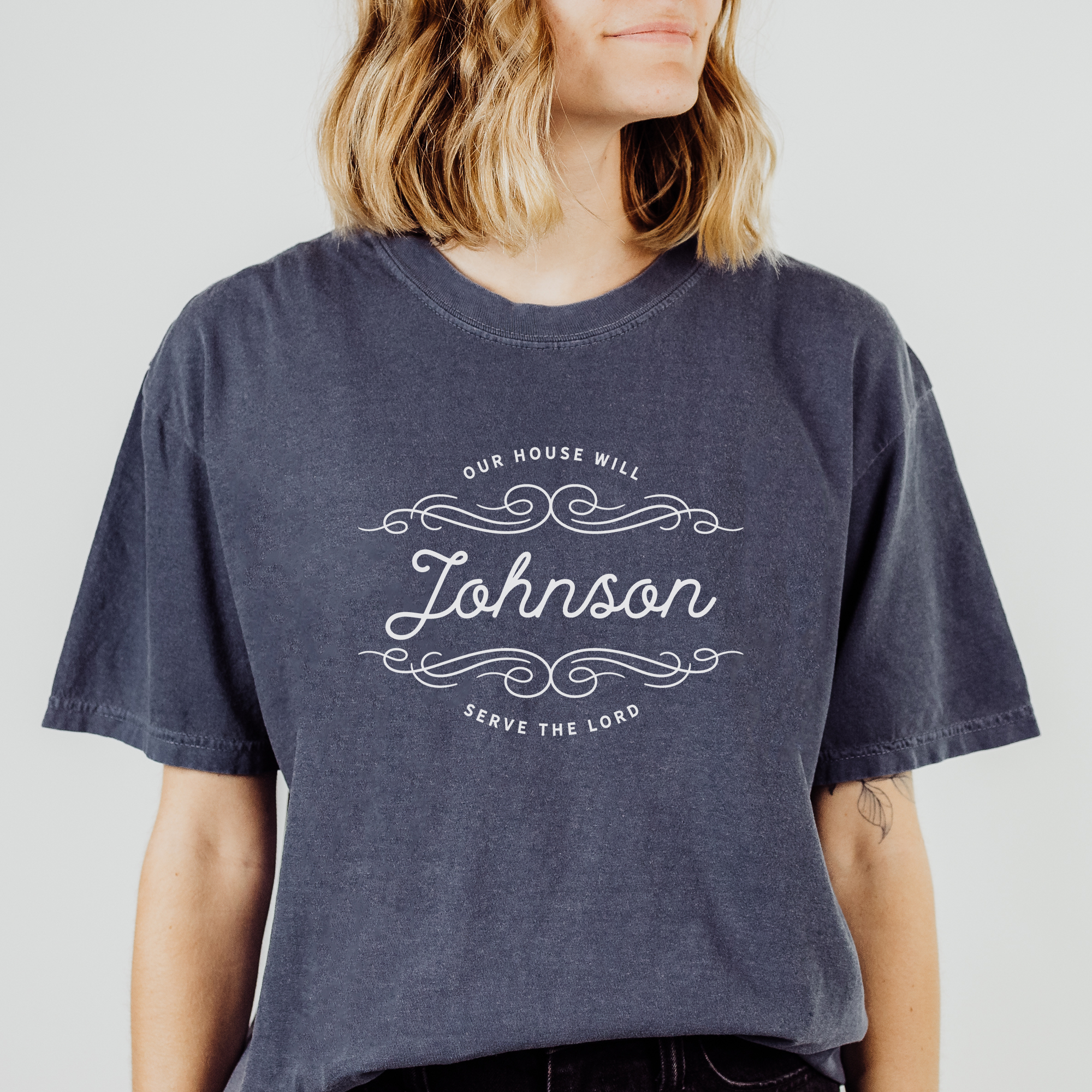 Family Name Script Comfort Colors® Tee (Custom)