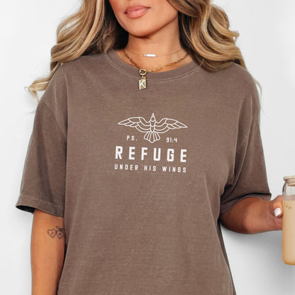 Refuge Under His Wings Comfort Colors® Tee