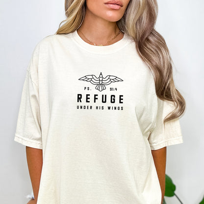 Refuge Under His Wings Comfort Colors® Tee