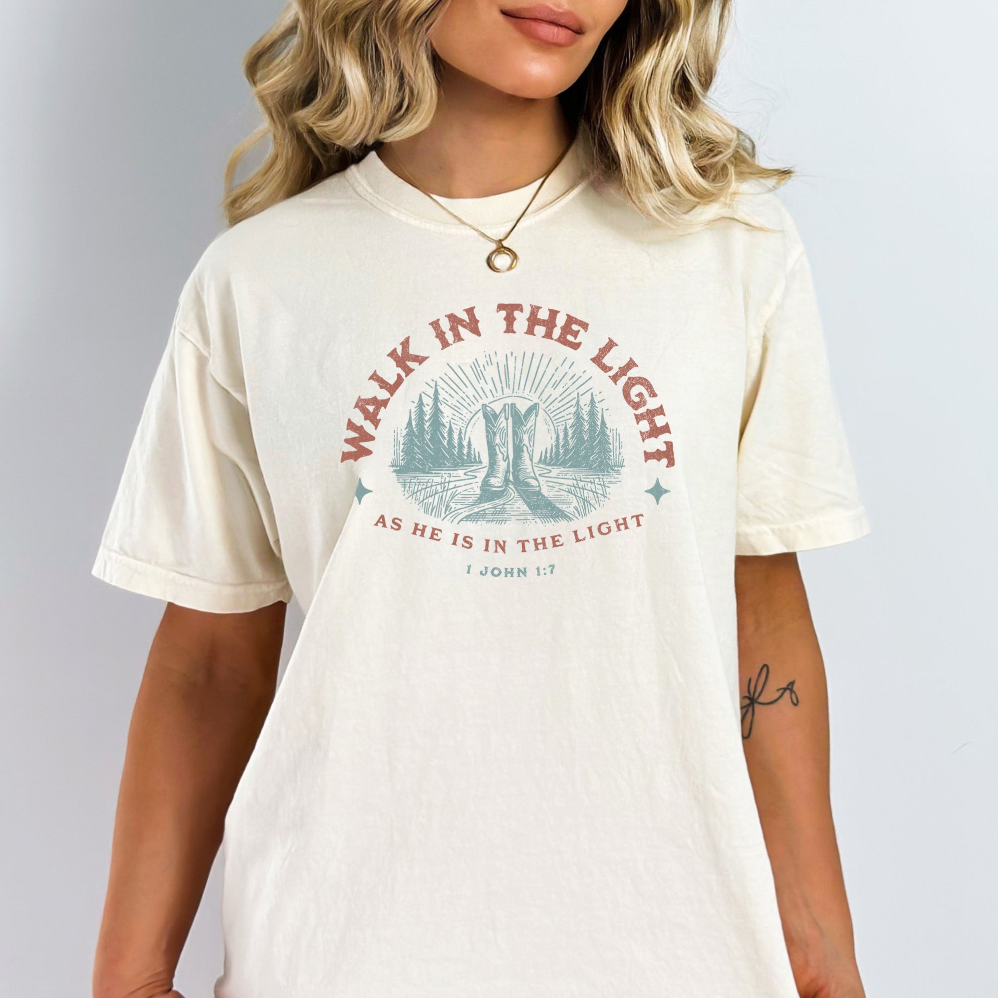 Walk in the Light Comfort Colors® Tee