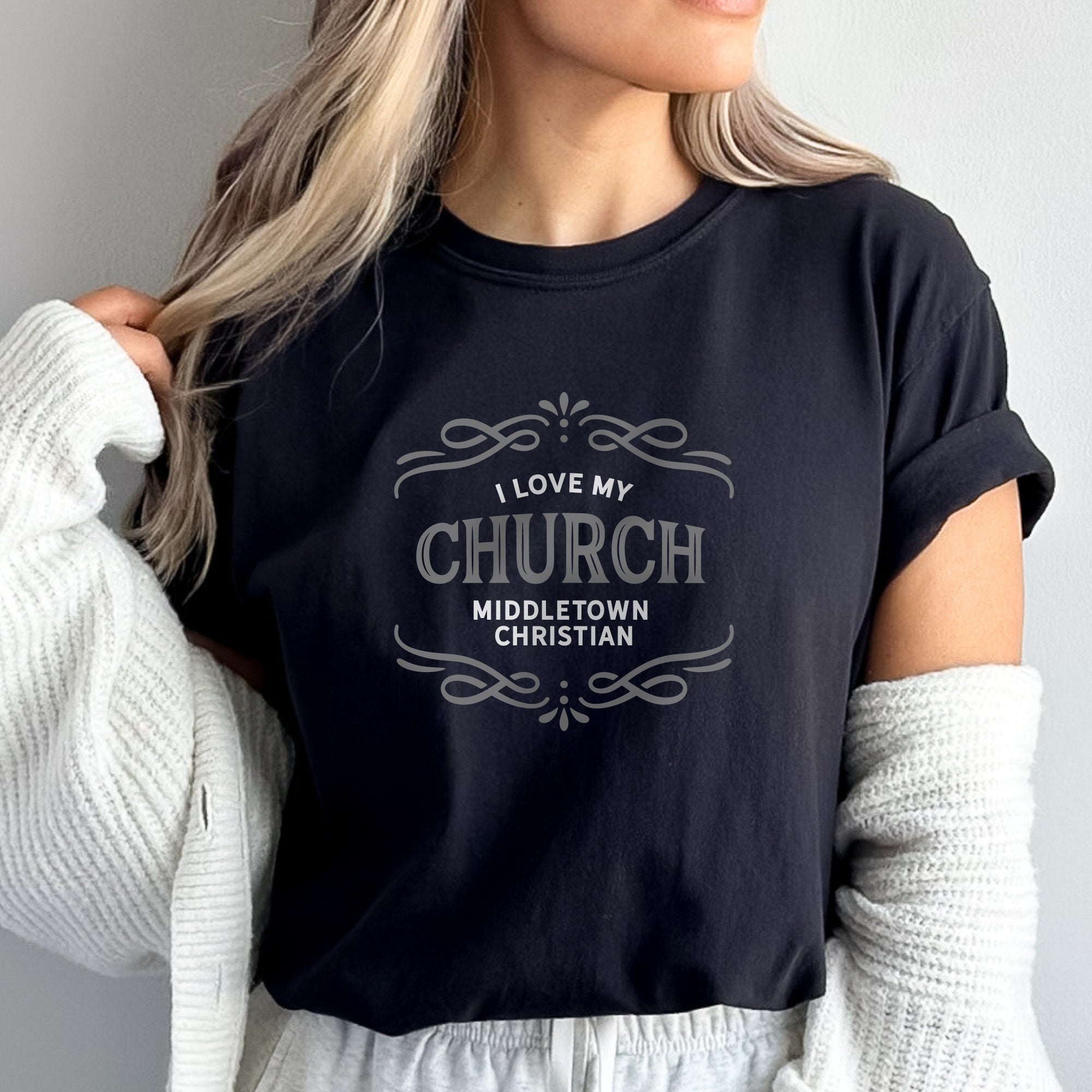 I Love My Church Comfort Colors® Tee (Custom)