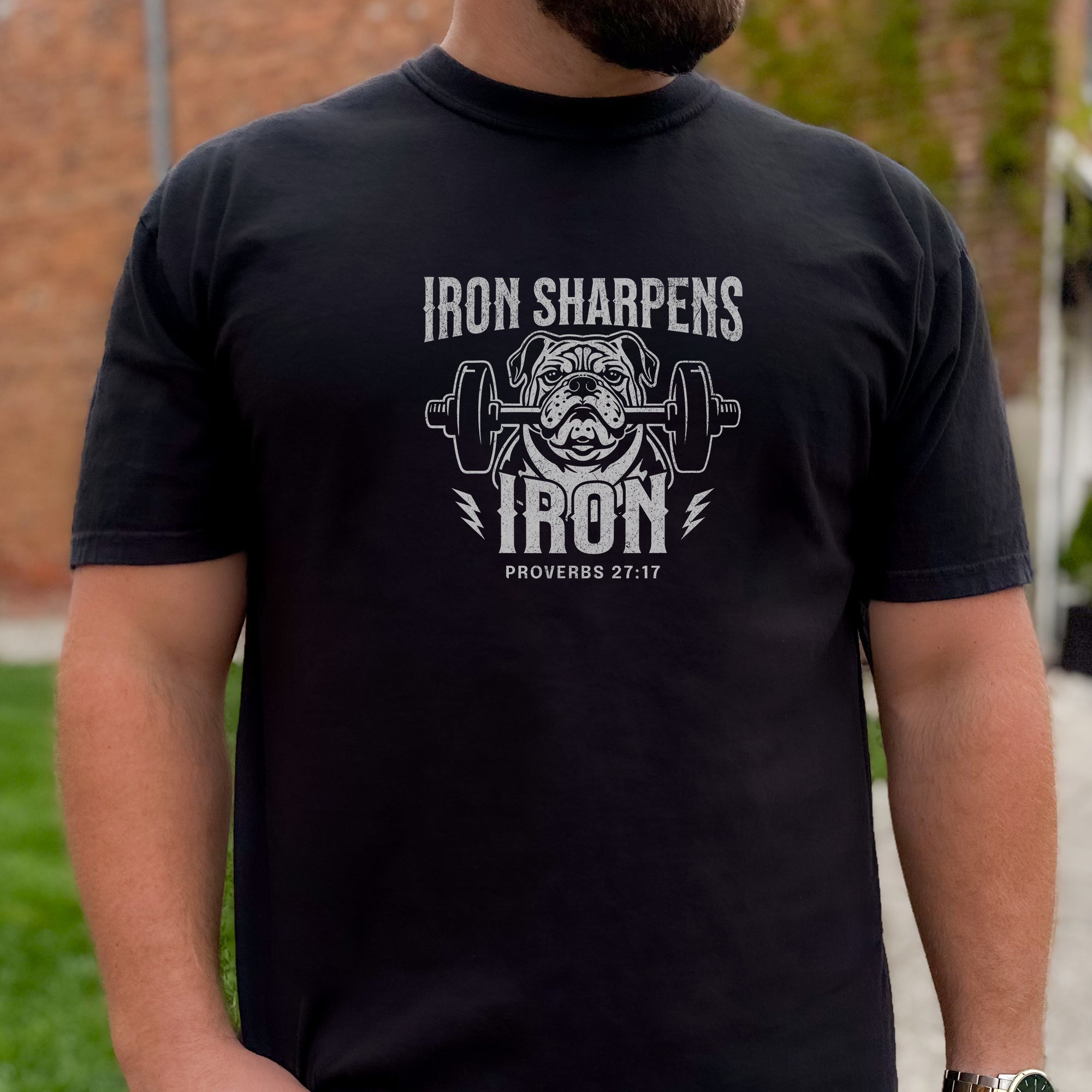 Iron Sharpens Iron Bulldog Comfort Colors® Tee