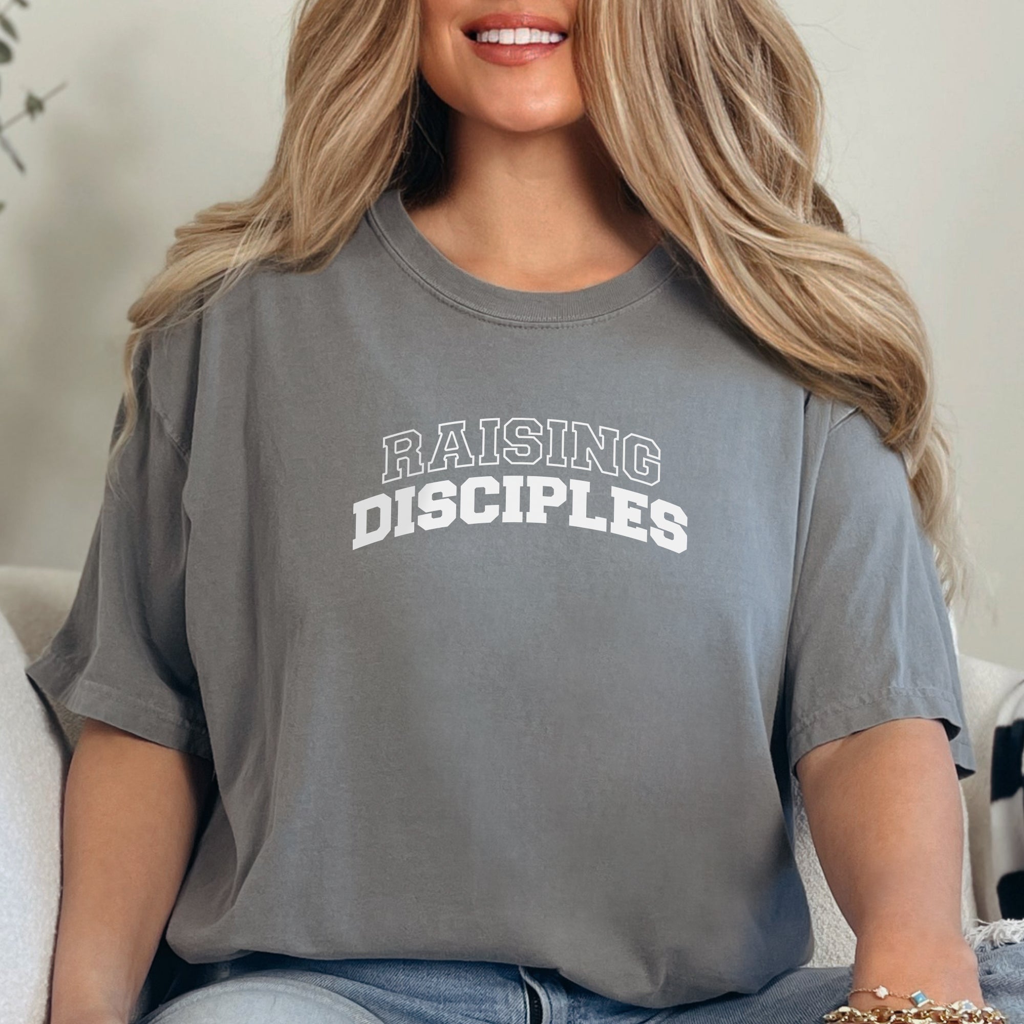 Raising Disciples Varsity Comfort Colors® Tee