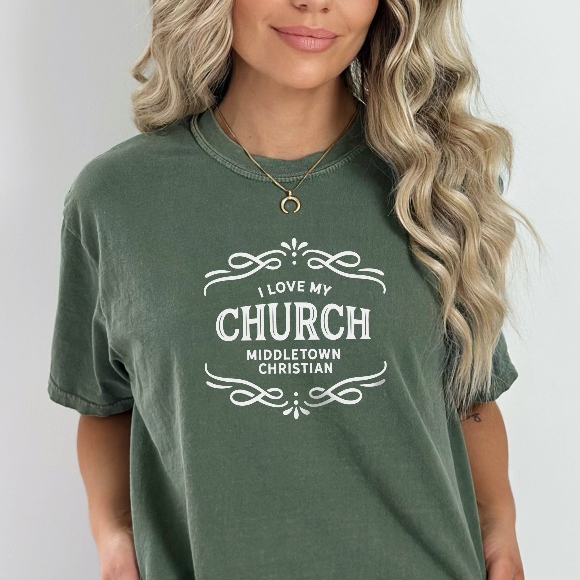 I Love My Church Comfort Colors® Tee (Custom)