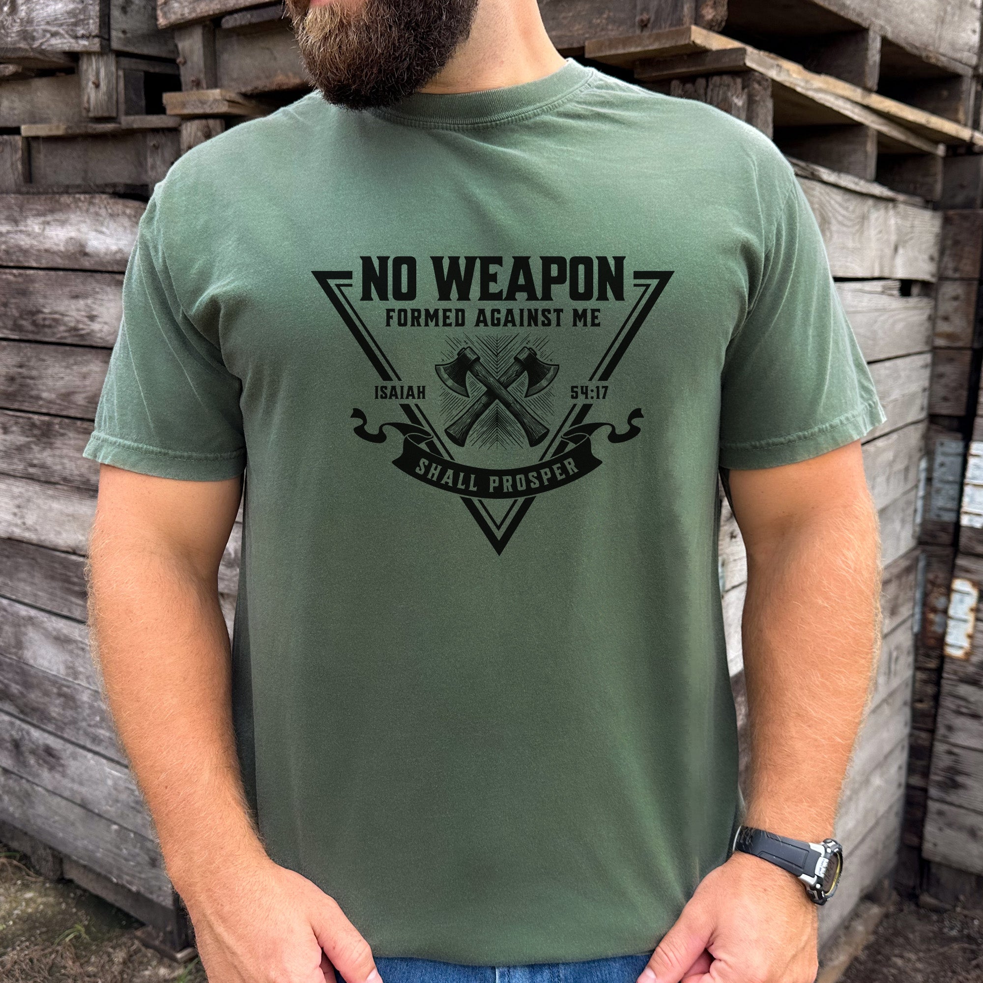 No Weapon Shall Prosper Comfort Colors® Tee