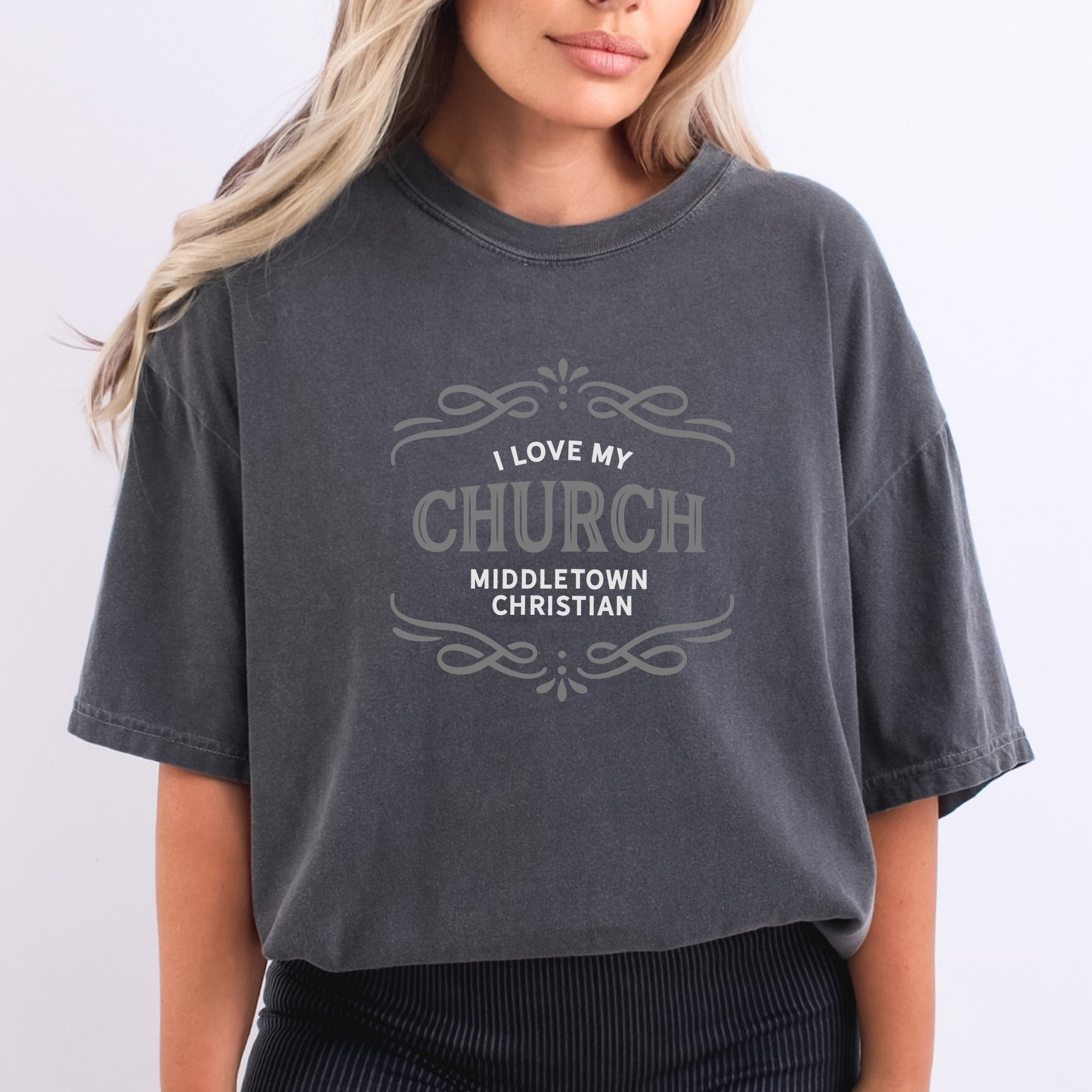 I Love My Church Comfort Colors® Tee (Custom)