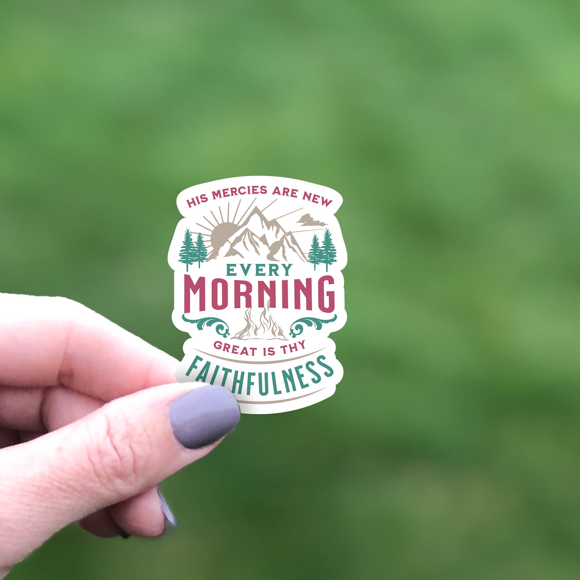 His Mercies Are New Every Morning Sticker