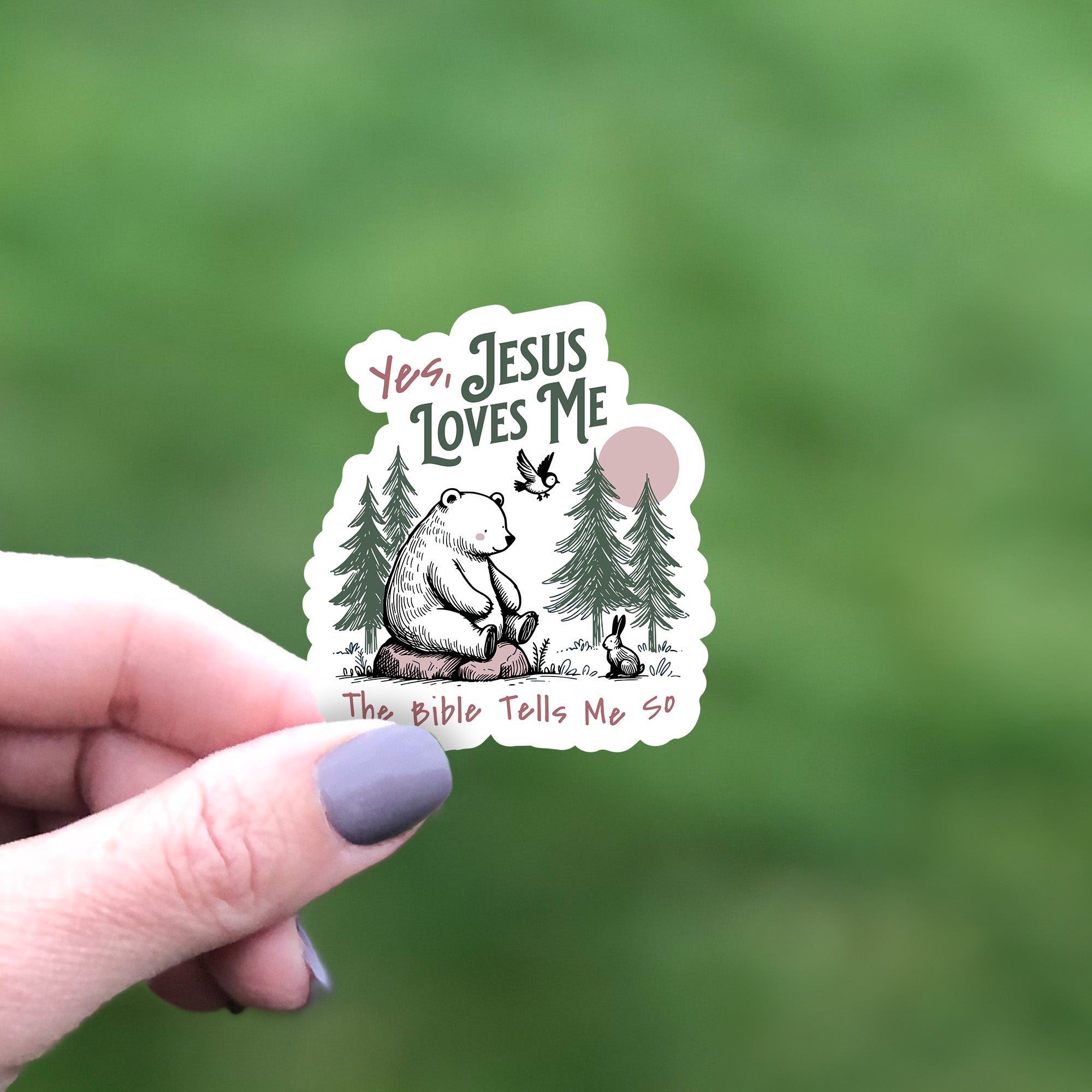 Yes, Jesus Loves Me Sticker