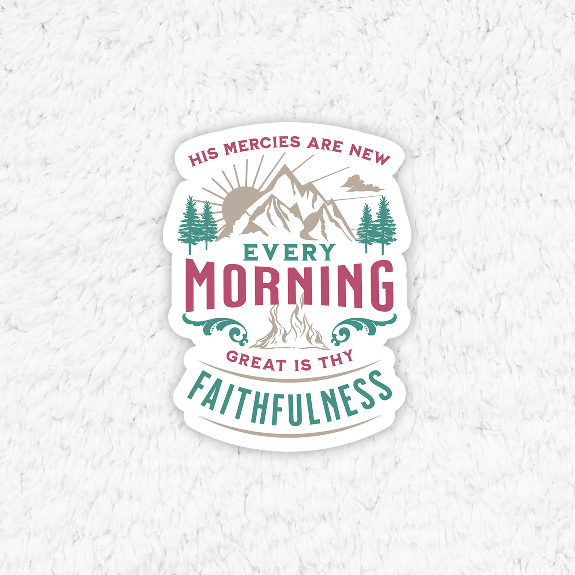 His Mercies Are New Every Morning Sticker