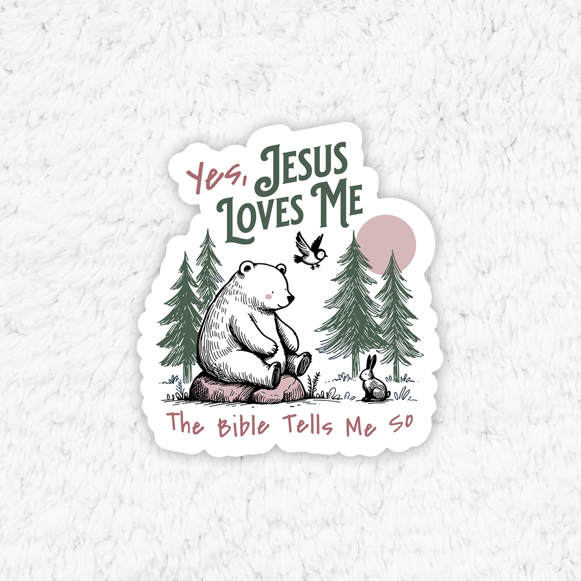 Yes, Jesus Loves Me Sticker