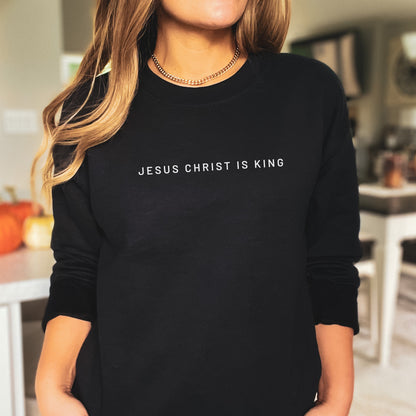 Jesus Christ is King Crewneck