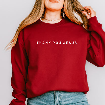 Thank You Jesus Crewneck