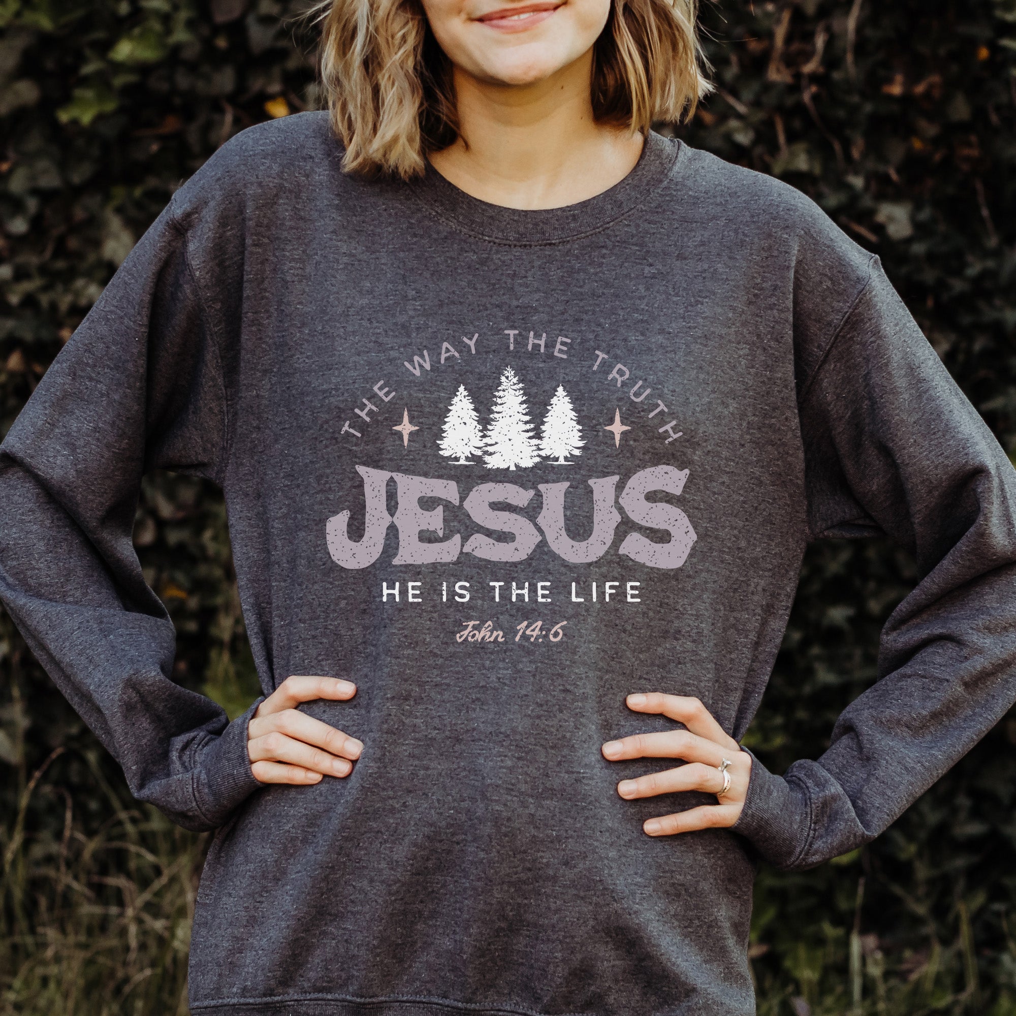 Jesus is the Life Crewneck