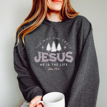 Jesus is the Life Crewneck