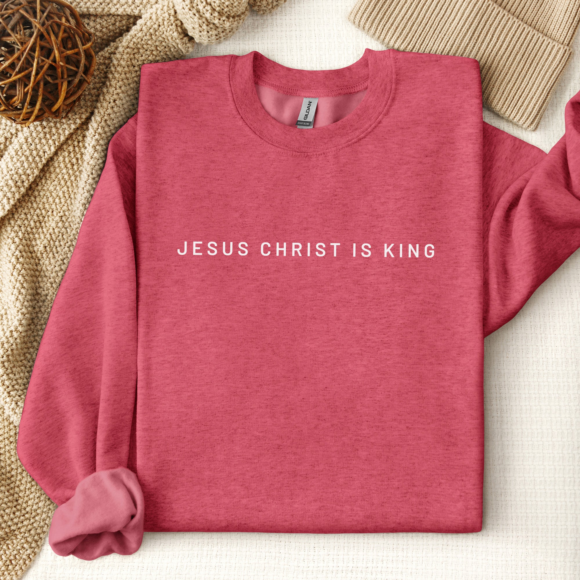 Jesus Christ is King Crewneck