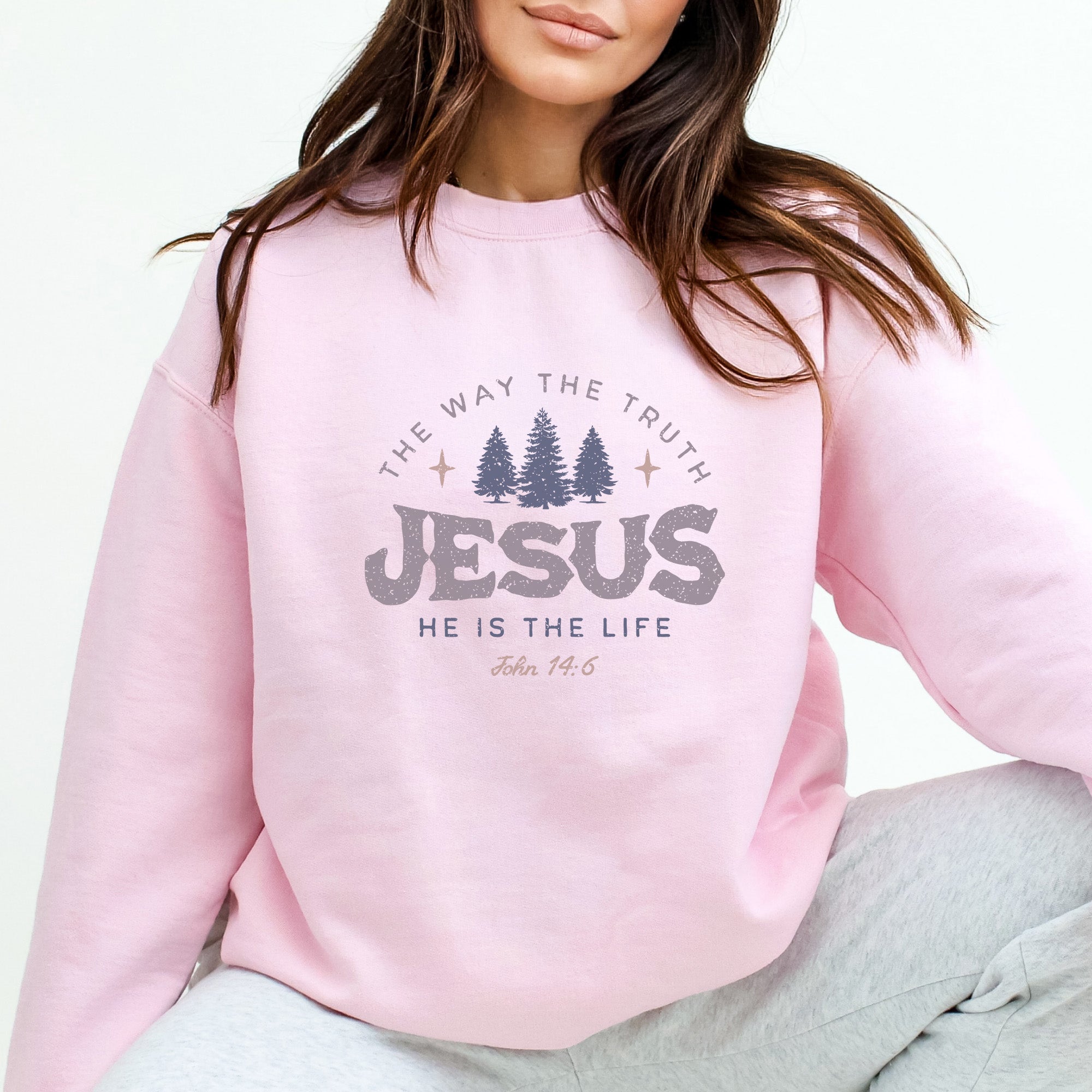 Jesus is the Life Crewneck