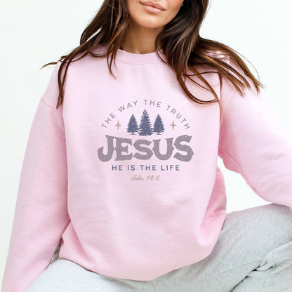 Jesus is the Life Crewneck