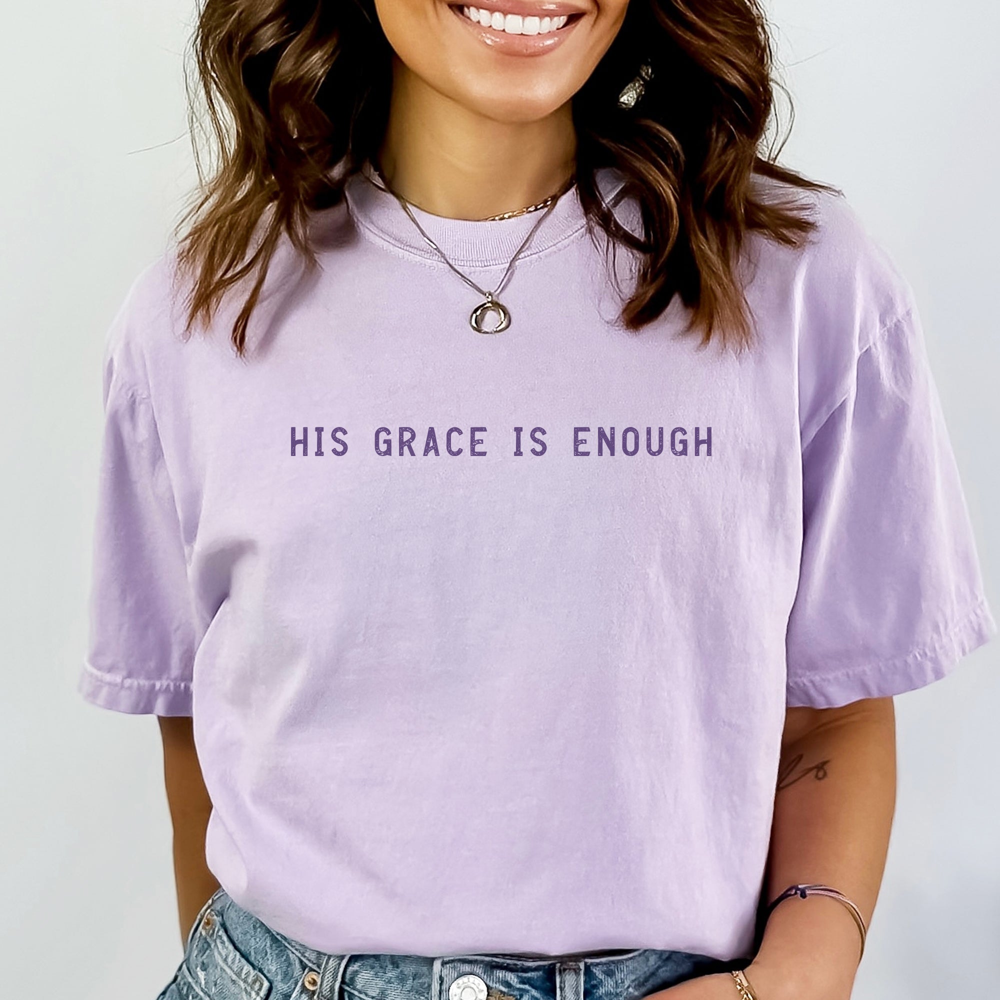 His Grace is Enough Comfort Colors® Tee