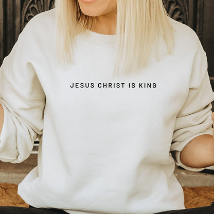 Jesus Christ is King Crewneck