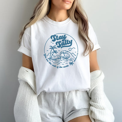 Retro Stay Salty Comfort Colors® Tee