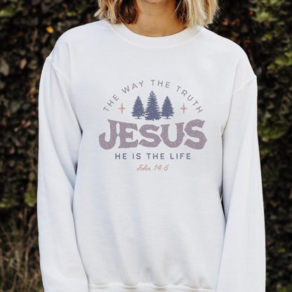 Jesus is the Life Crewneck